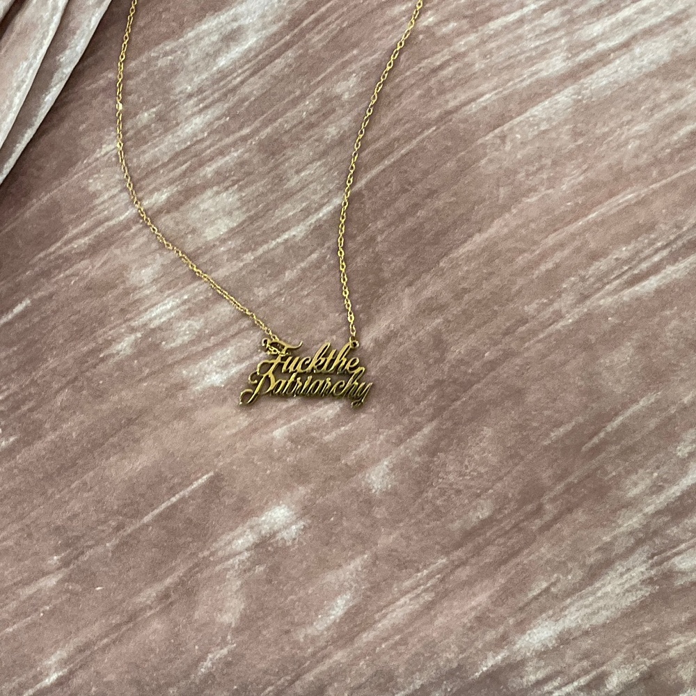 FEMINIST  necklace
